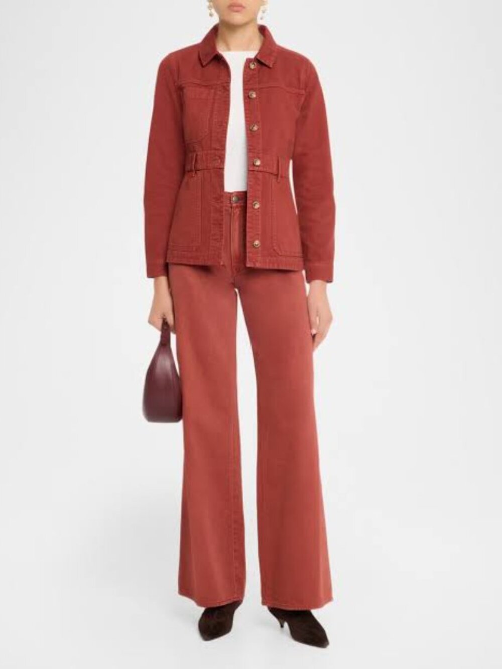 NWT Veronica Beard Kasey Red Jeans, sz 26
